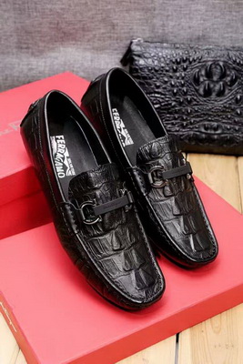 Salvatore Ferragamo Business Casual Men Shoes--056